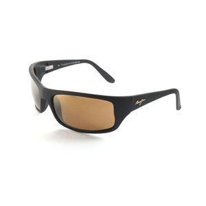 Maui Jim PEAHI MJ202-2M Black Matte Rubber/ HCL Bronze Polarized